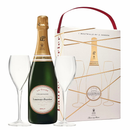 Laurent-Perrier Cuvée Brut x 1 750ml Bottle + 2 x Glasses